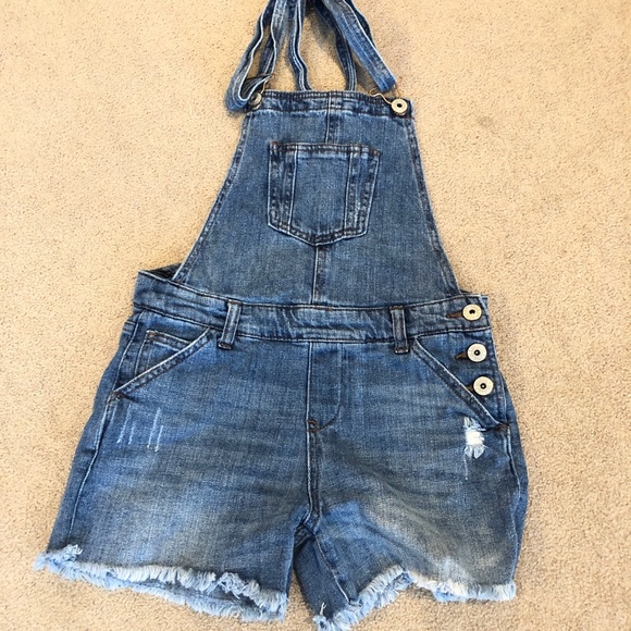 Vanilla Star Pants - Vanilla Star Jean Short Overalls